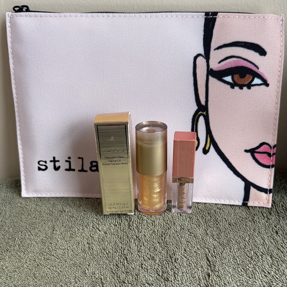 *Host Pick* Stila Cosmetic Set w/Heaven’s Dew Lip Oil & Mini Liquid Eye Shadow